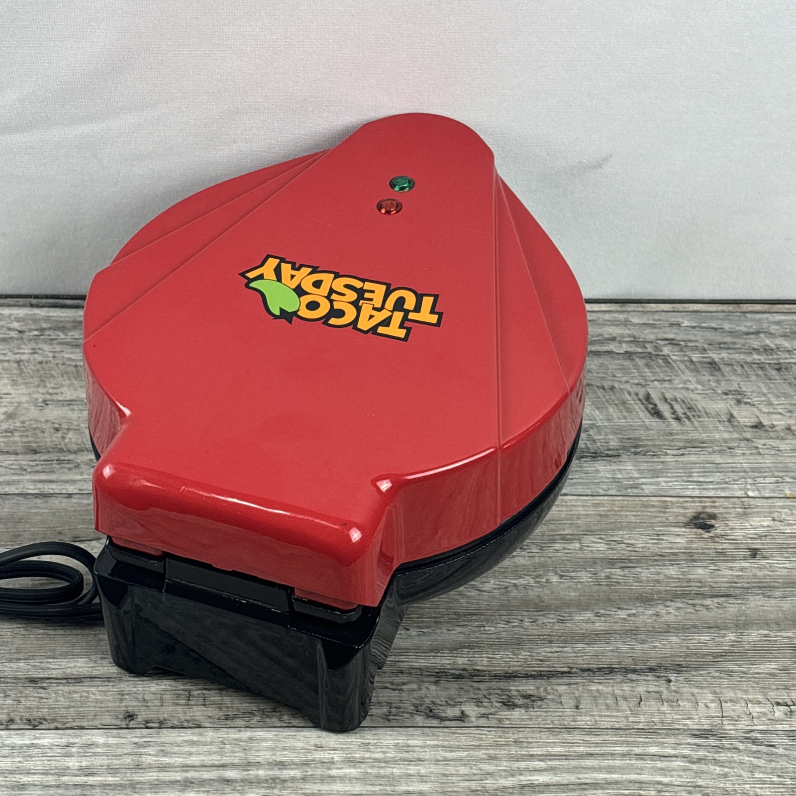 Taco Tuesday Tortilla Shell Maker – Red (Model TTTB1RD)