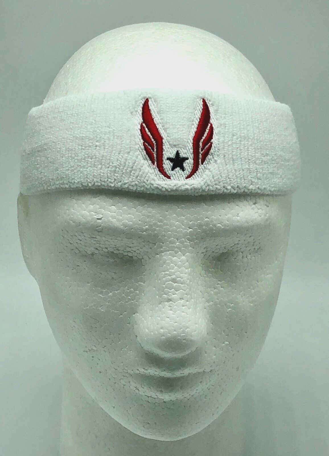 Nike Swoosh Headband USA Track & Field Adult Unisex White/Dark Obsidian/Red