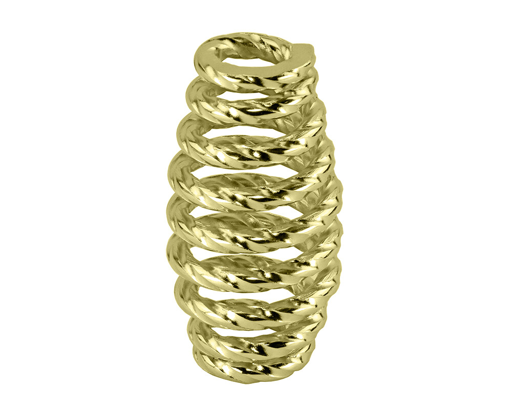 Bike Twisted Spring Fork Spring Gold.
