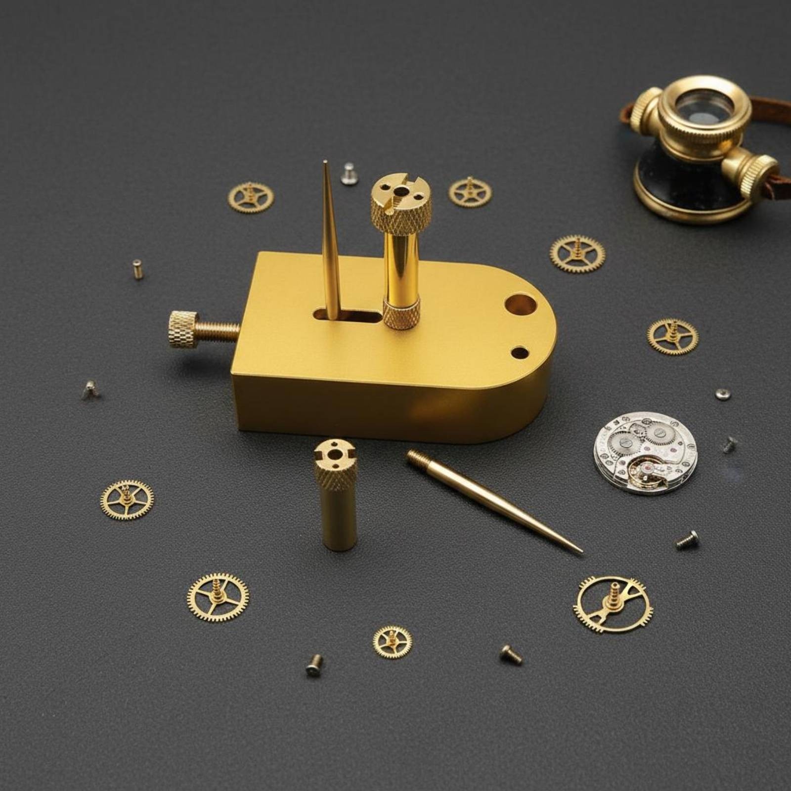 Watch Balance Stand Multi-Function Hairspring Balance Holder Square Design