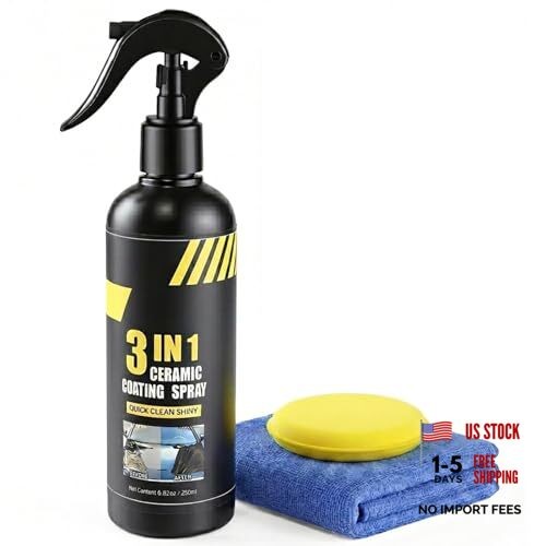Car Quick Effect Coating Agent Spray 8.4oz, 6 Month Hydrophobic Ceramic