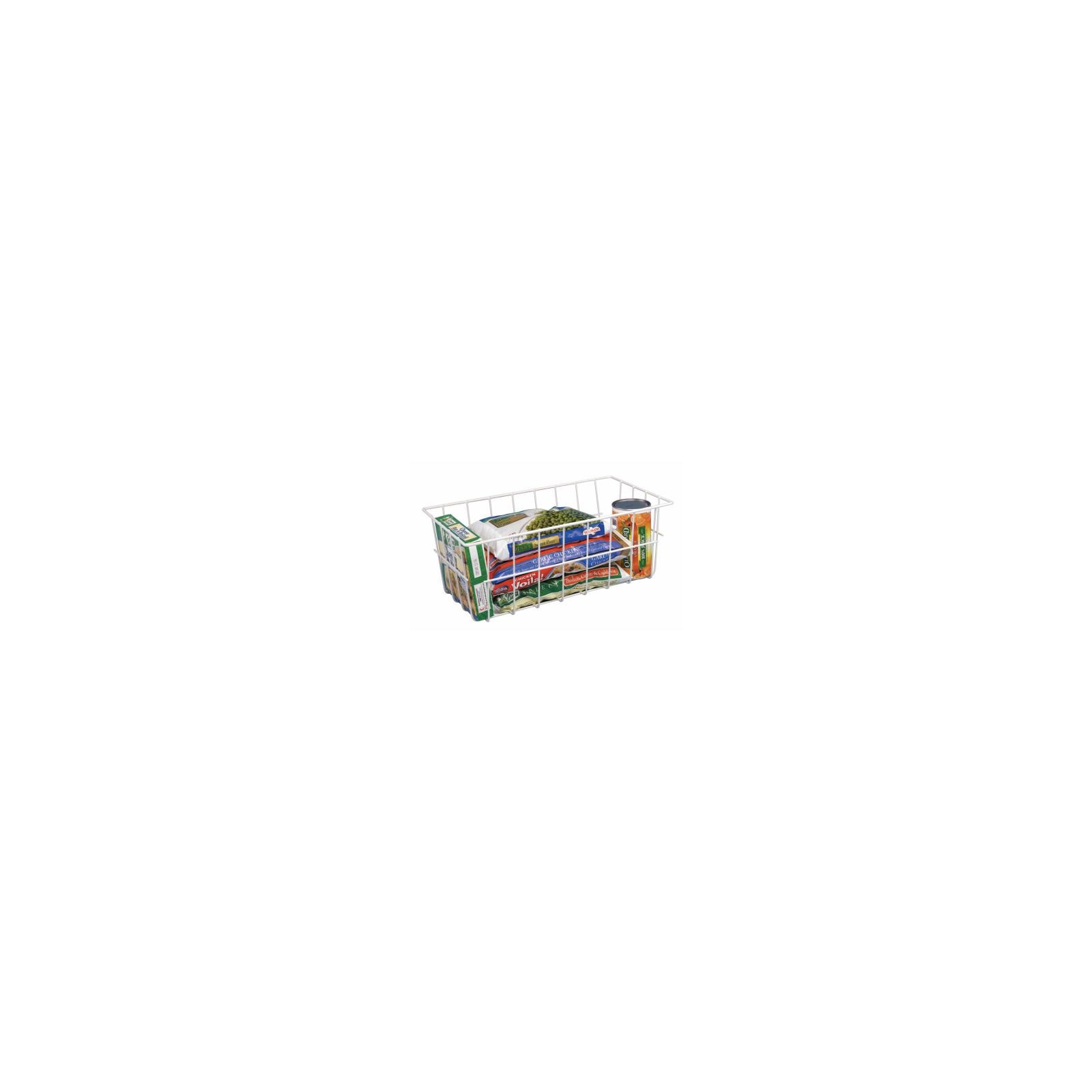 Grayline 40603 Storage Basket, White Steel, 5.5 x 14.75 x 8.5 In. - Quantity 6