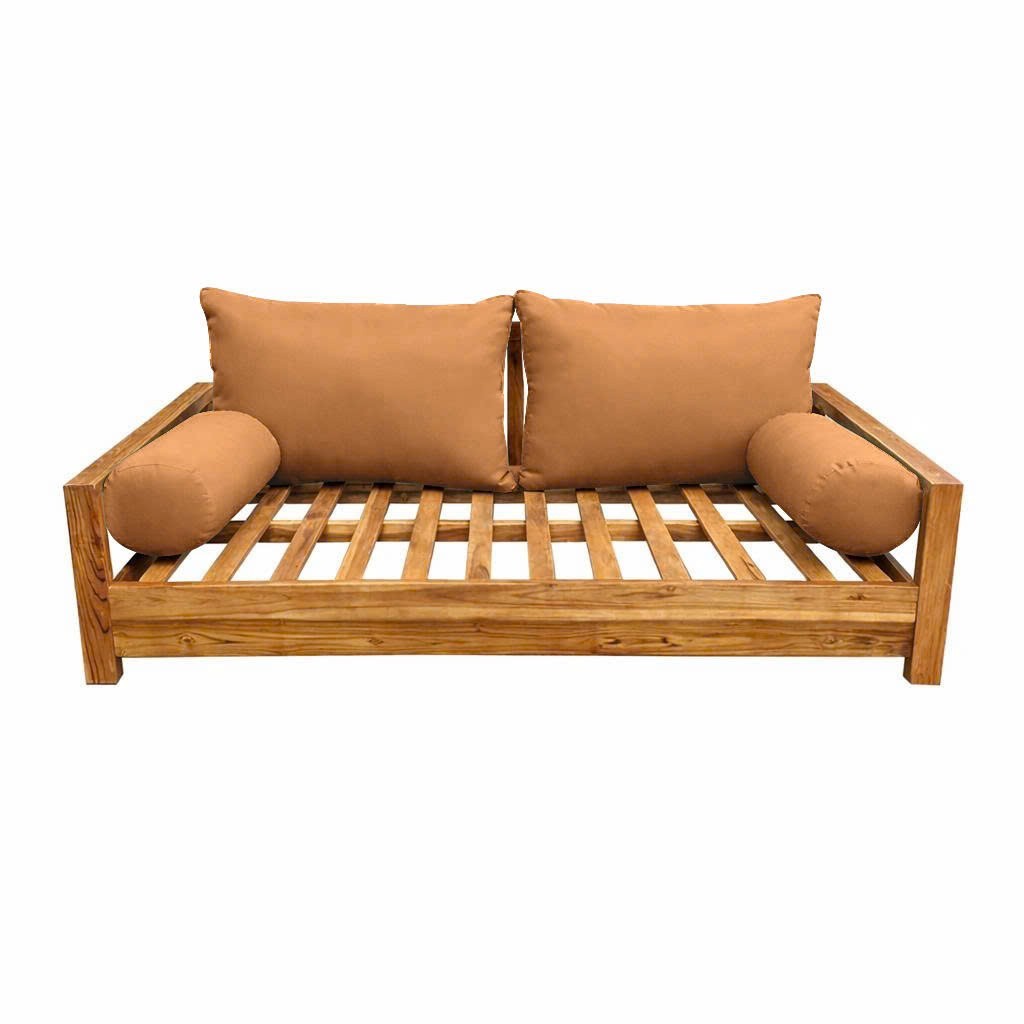|COVER ONLY| STYLE 2 Full Bolster Pillow Daybed Porch Swing Knife Edge AD104