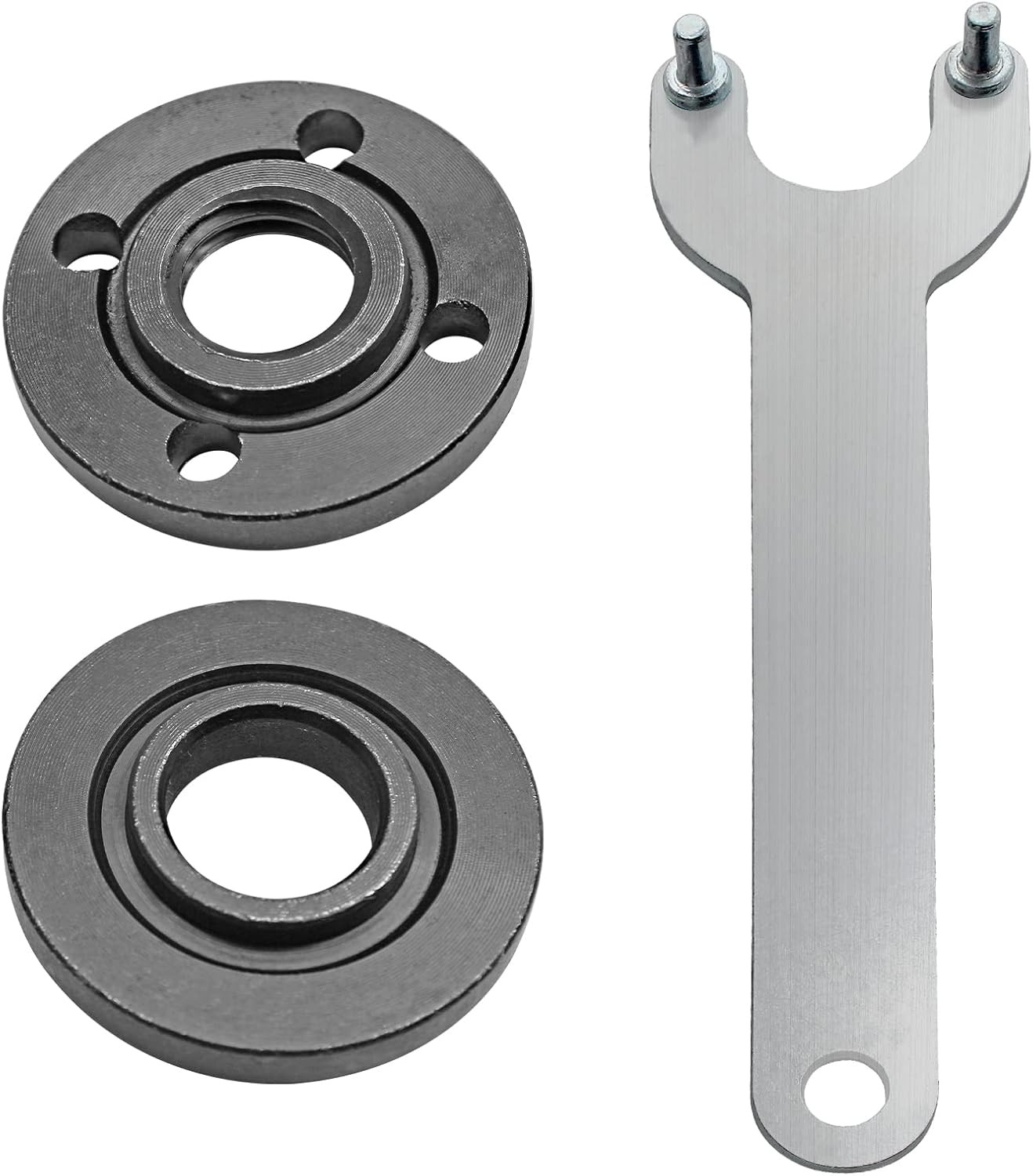 Universal Angle Grinder Wrench & 5/8-11 Flange Nut Replacement Set