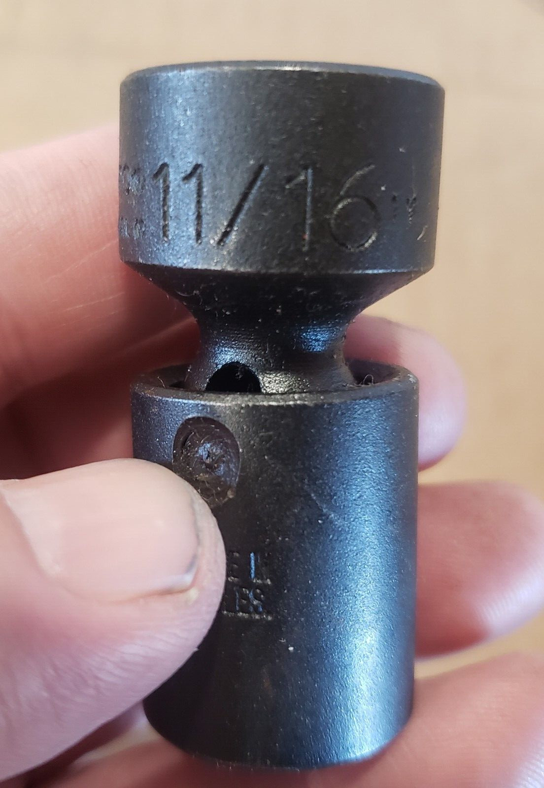 Proto J77278P Swivel Socket 11/16" 3/8" Drive 6pt USA Professional