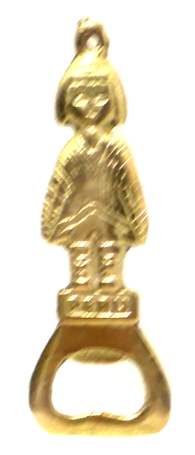 Vintage Inca Brass Bottle Opener from Peru