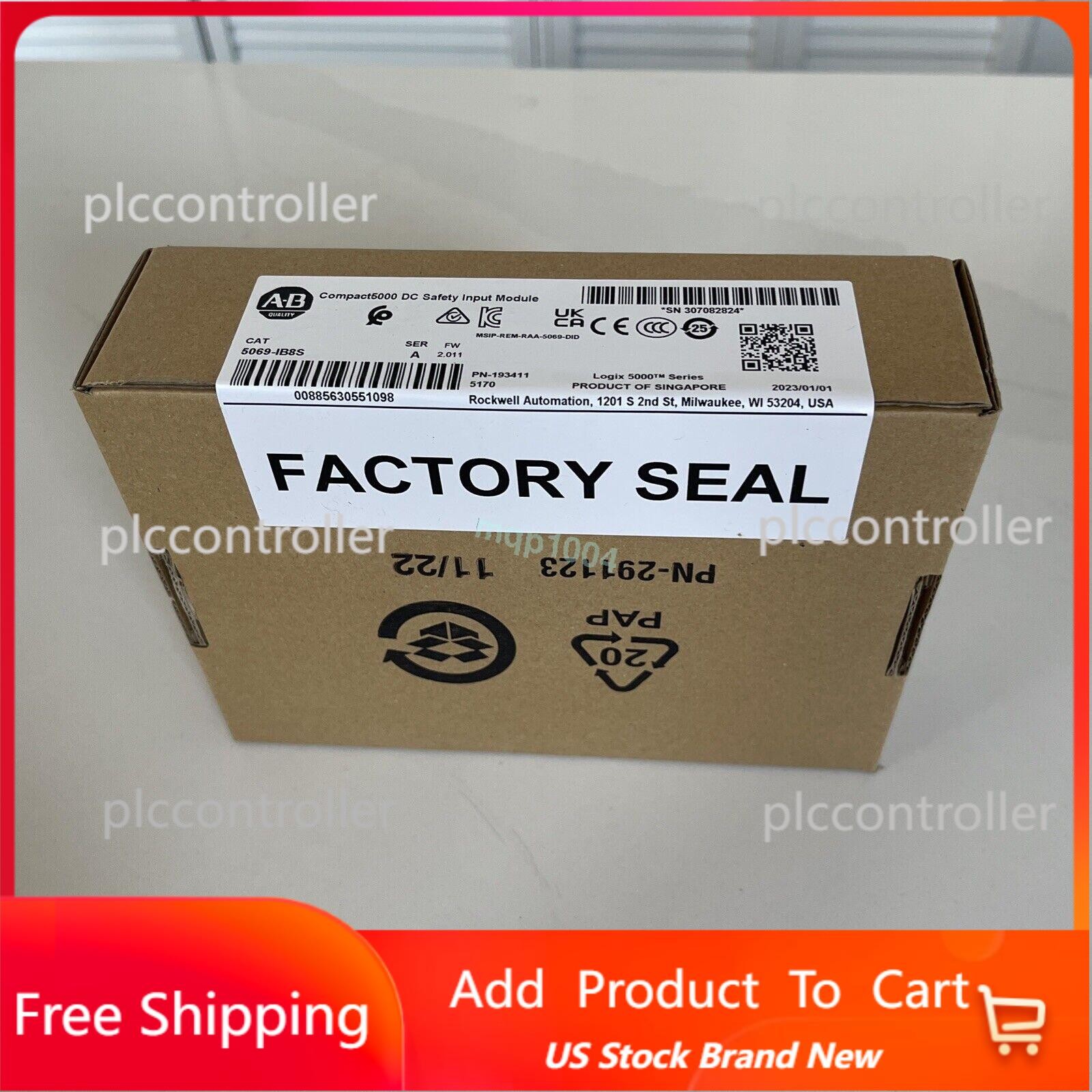 5069-IB8S  Factory Sealed Surpl AB 5069-IB8S US Free Tax