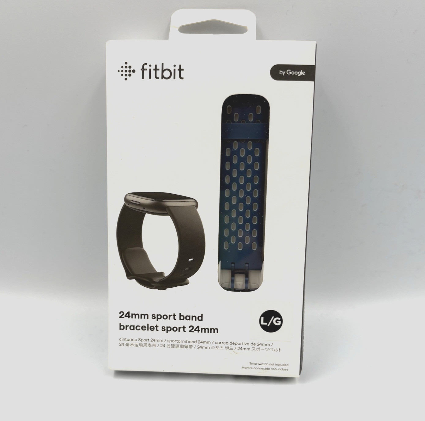 Fitbit Versa 3 / Versa 4, Sense / Sense 2 Sport Band - Sapphire Blue - Large