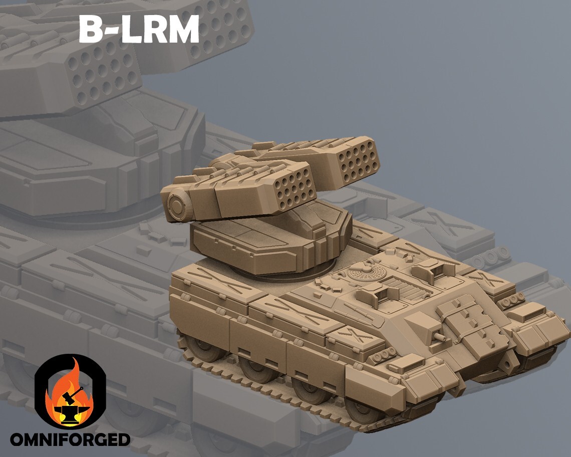 STSB Weapon Carrier Mini Tank Mech Miniature Compatible with Battletech