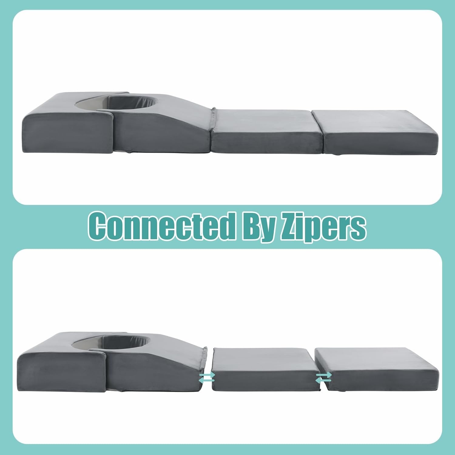 Adjustable Size BBL Pillow After Surgery for Sleeping,High Density Foam Foldable