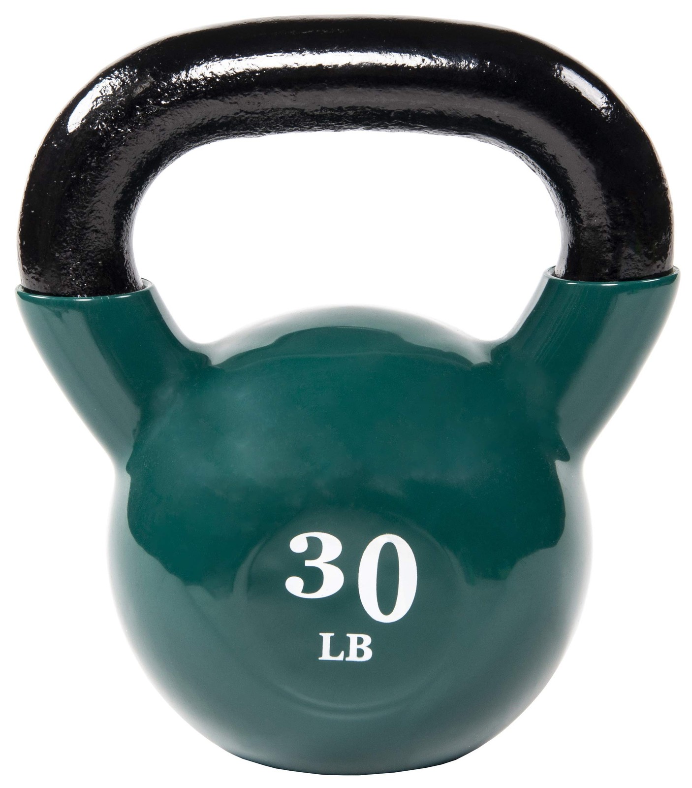 All-Purpose Color Vinyl Coated Kettlebell, 30 Pounds