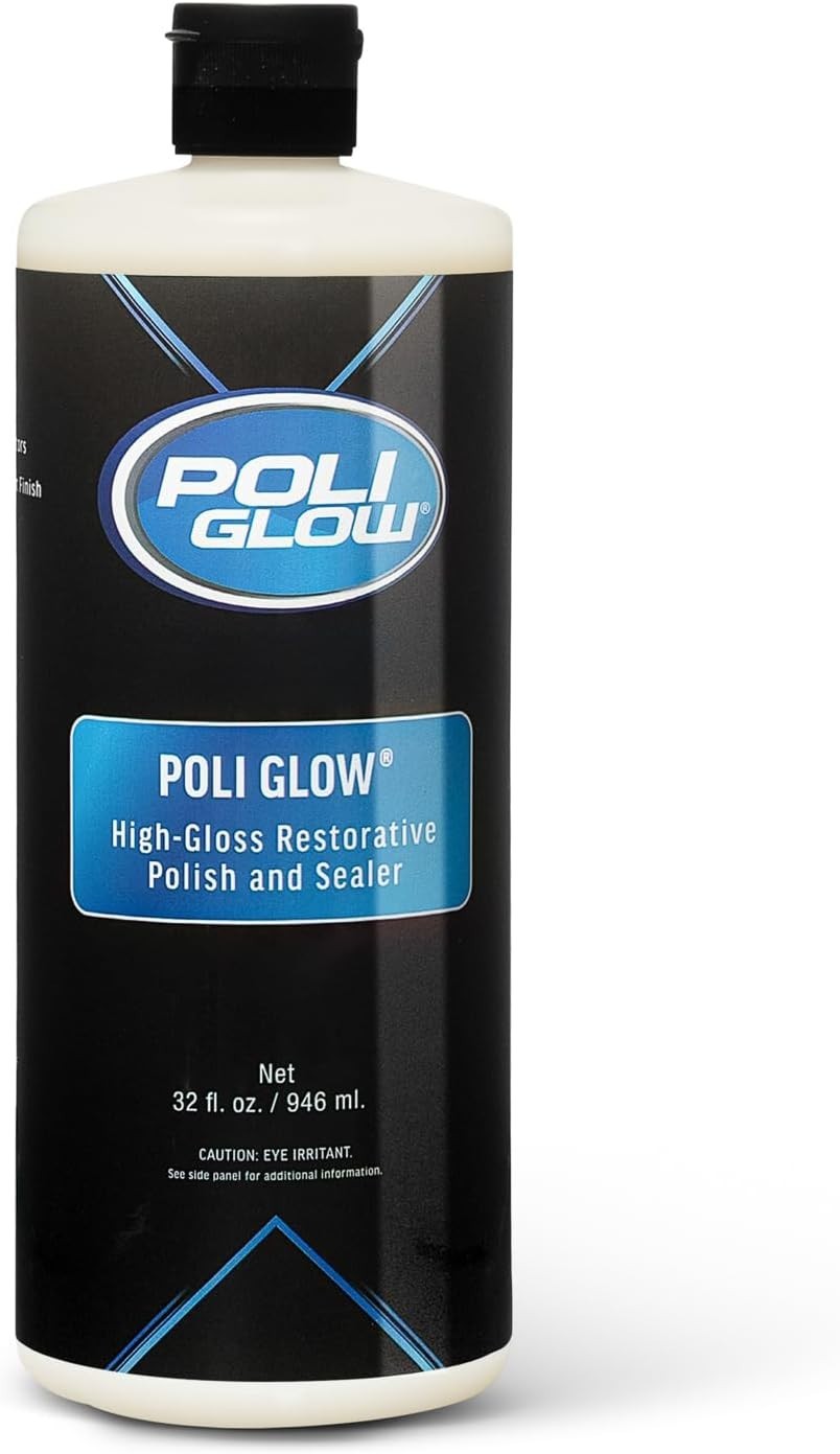 Poli Glow — 32 Ounce Fiberglass Restorer. Made for Boats and RVs and More.