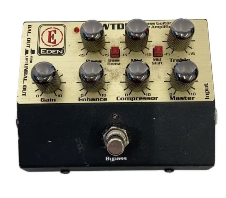 EDEN WTDI Bass Guitar Preamp Direct Box EQ Effects Pedal