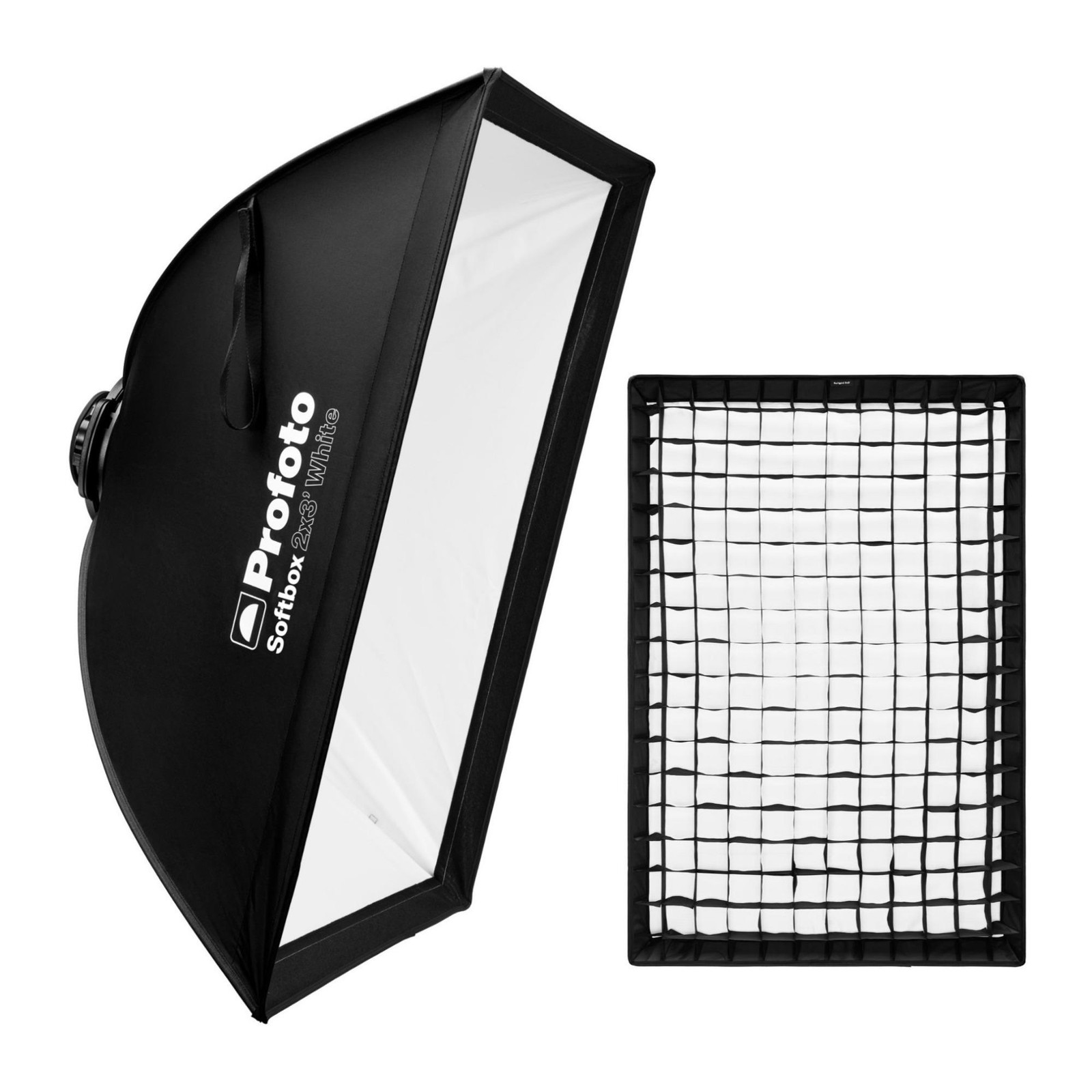 Profoto 2x3 Feet Rectangular Softbox Recessed Front Softgrid Bundle