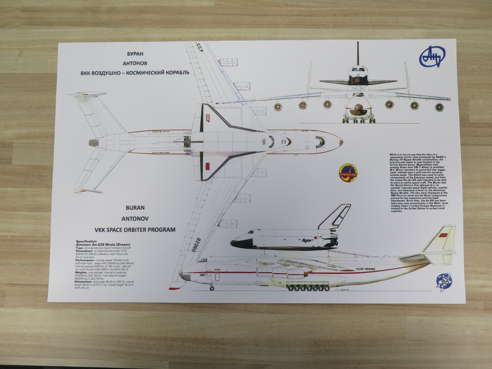 Antonov An-225 An225 Aircraft - Buran