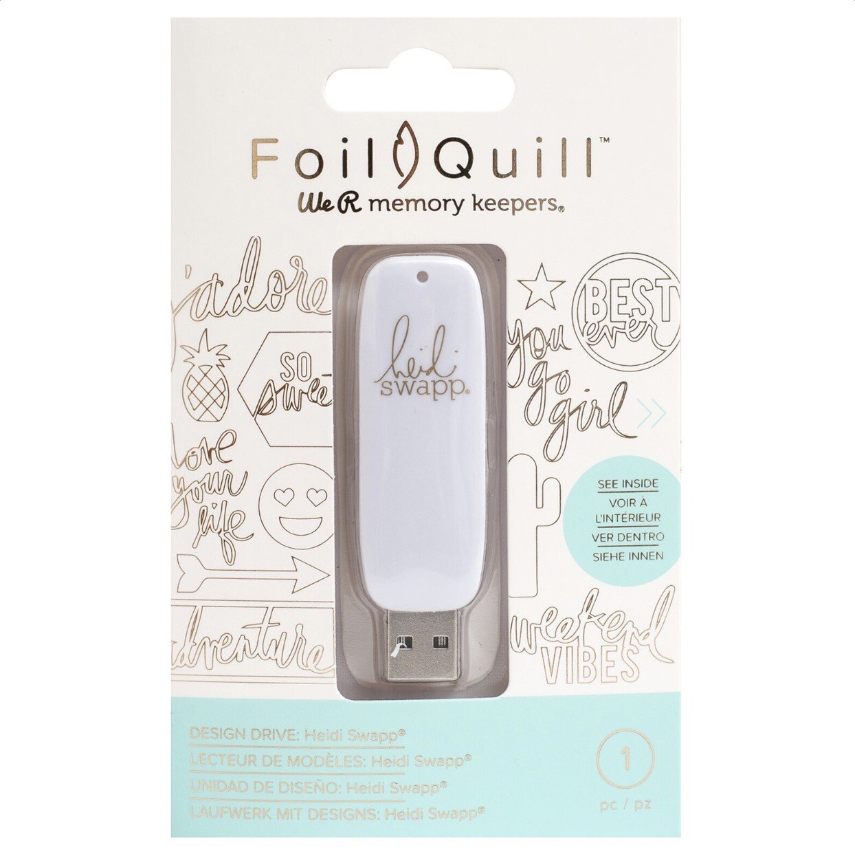 We R Memory Keepers Foil Quill USB Art – Heidi Swapp 200 Designs (3 Pack)