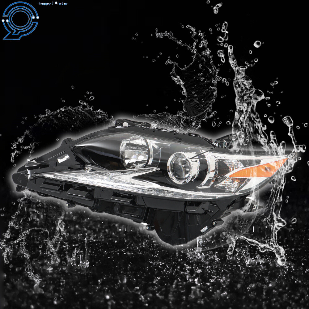 For 2016-2018 Lexus ES350 ES300H Halogen LED DRL Projector Headlight Left+Right