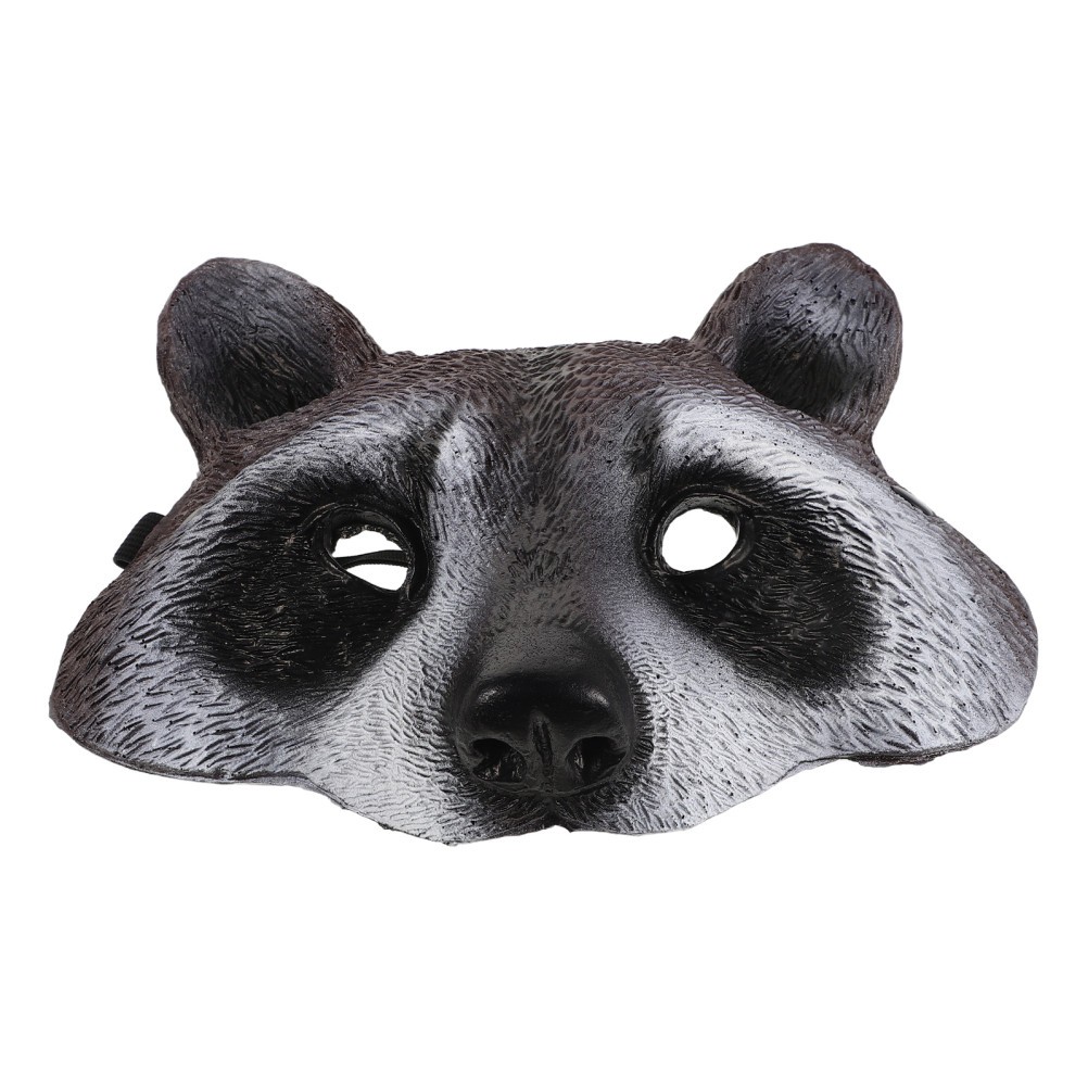 Halloween Raccoon Mask: Realistic Full Face Animal Costume Mask - Spooky Animal