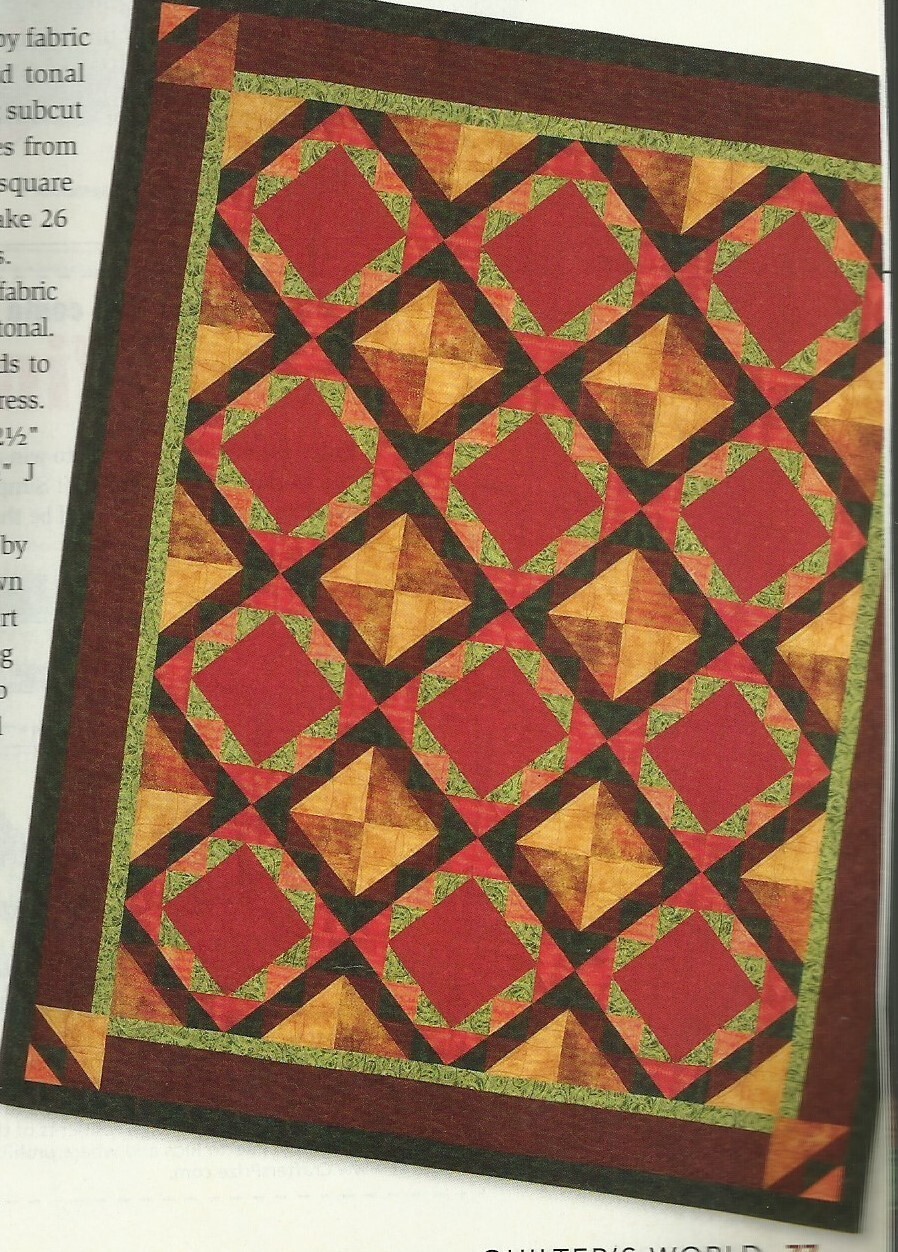 E0290 SEPTEMBER SALSA QUILT PATTERN/INSTRUCTIONS