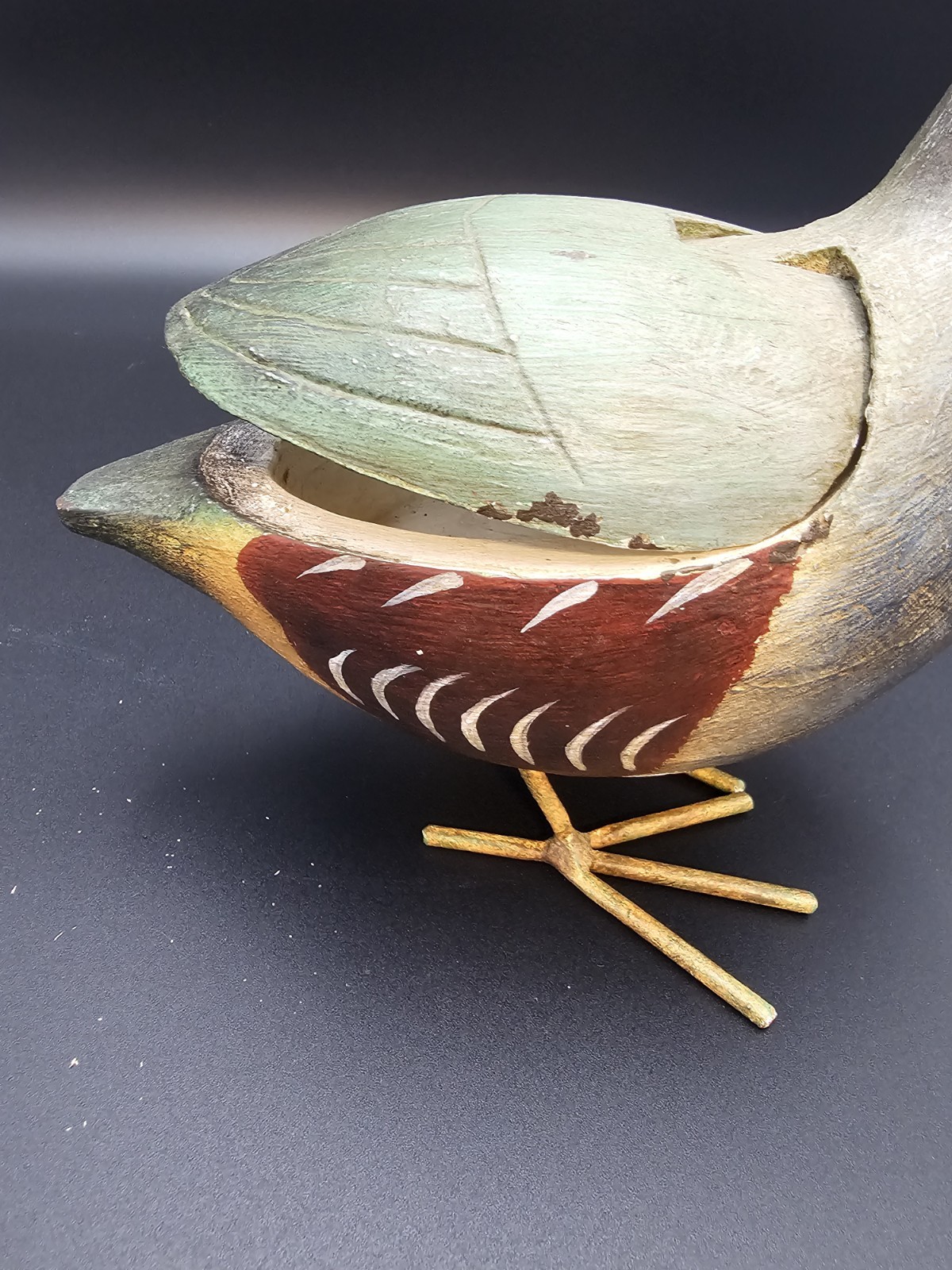 Quail trinket storage decorative box