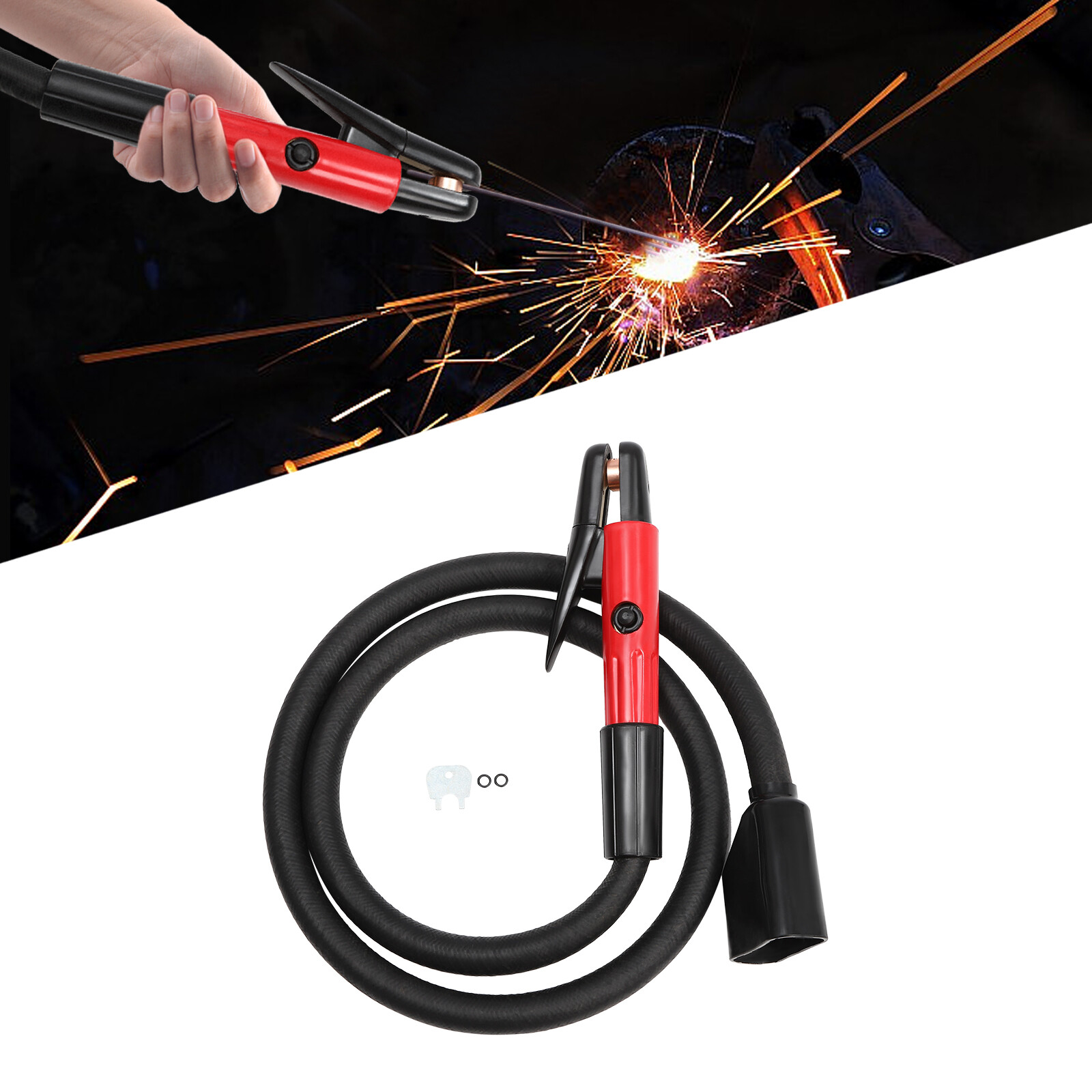 K5 Air ARC Gouging Torch 1250 AMP Clamp Carbon Gouger Welding 2m Cable 80Psi