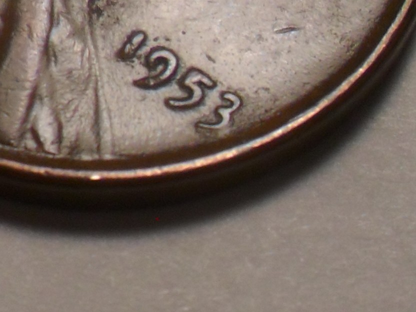 1953-P NICE "HIGH GRADE!! TRAIL DIE ERROR" LINCOLN COPPER CENT 2 PC SET!!!!