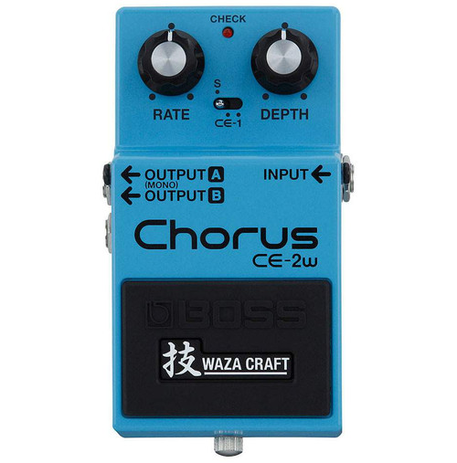 Boss CE-2W Waza Craft Chorus Guitar Pedal - CE-1 & CE-2 Modes, Made in Japan