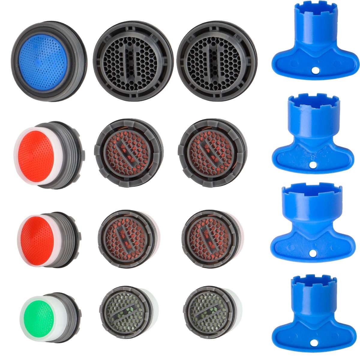 12pack Faucet Aerator for Cache Aerators Key Removal Wrench Replace Plug-in Tool