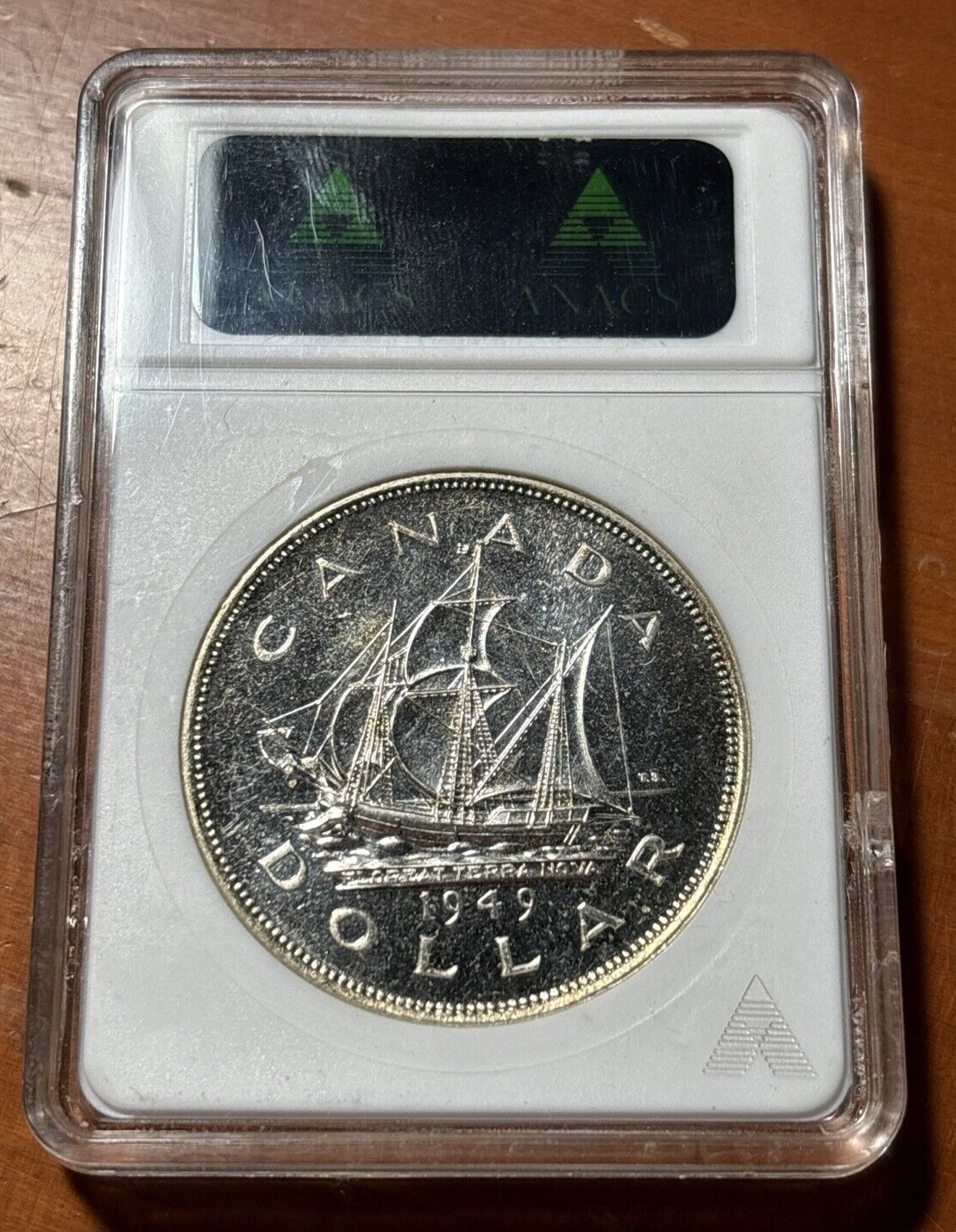 1949 Canada Dollar $1 Silver - ANACS MS67 Old Holder
