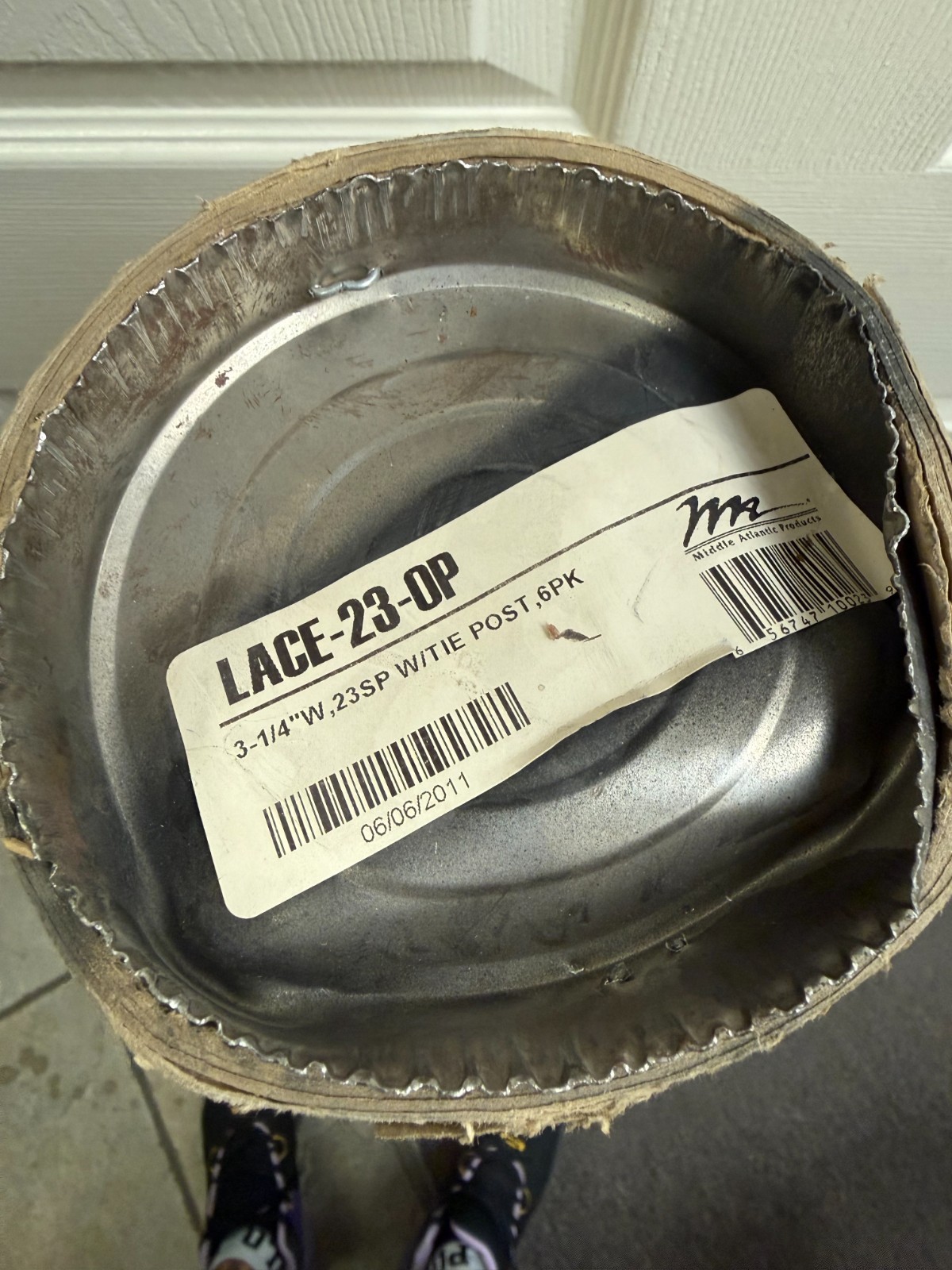 Middle Atlantic LACE-23-OP Vertical Cable Lacer Strip 3.25"x23-Space 6-Pack NEW