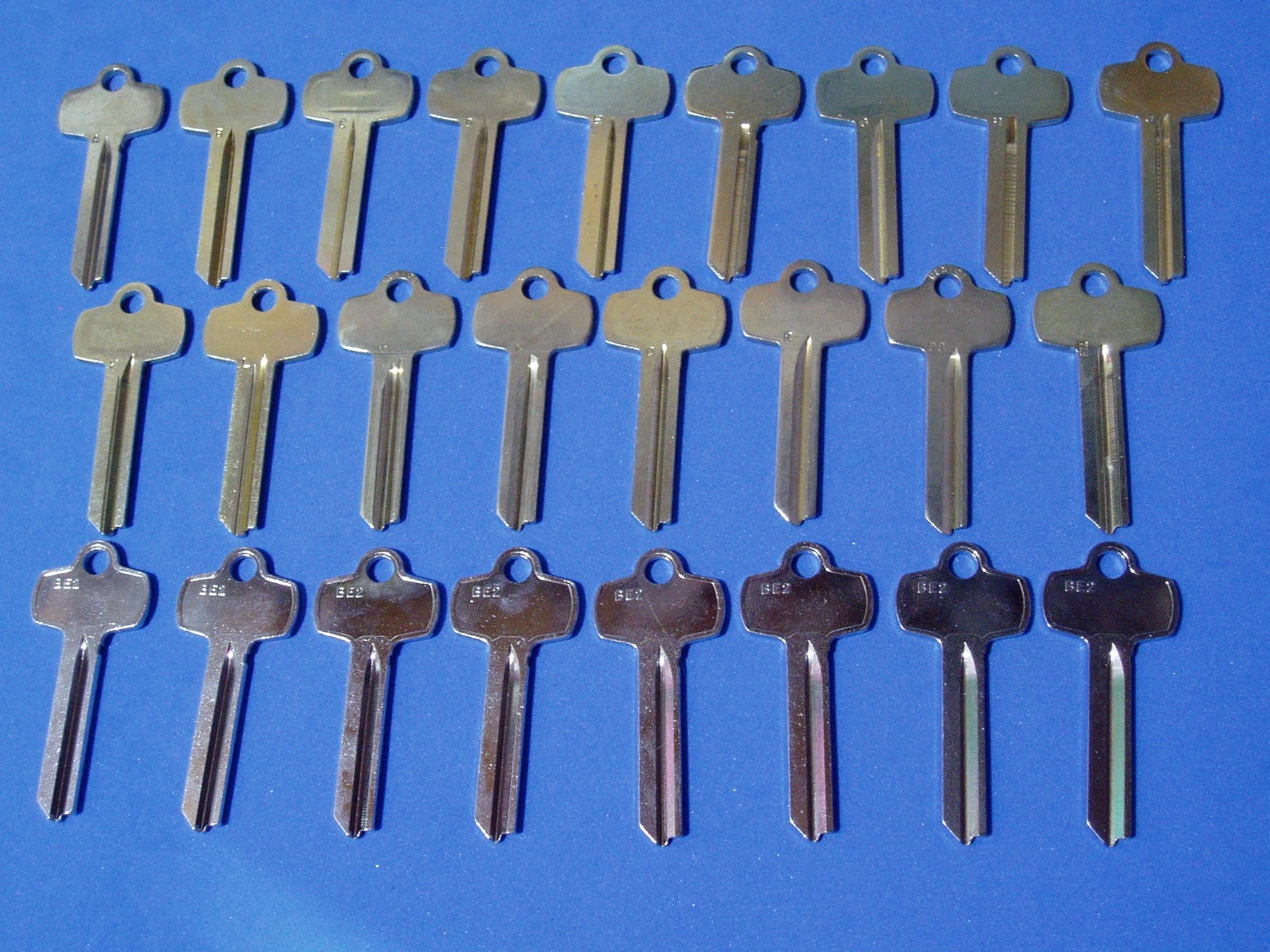 TWENTY FIVE PIECE KEY BLANK ASSORTMENT FITS BEST