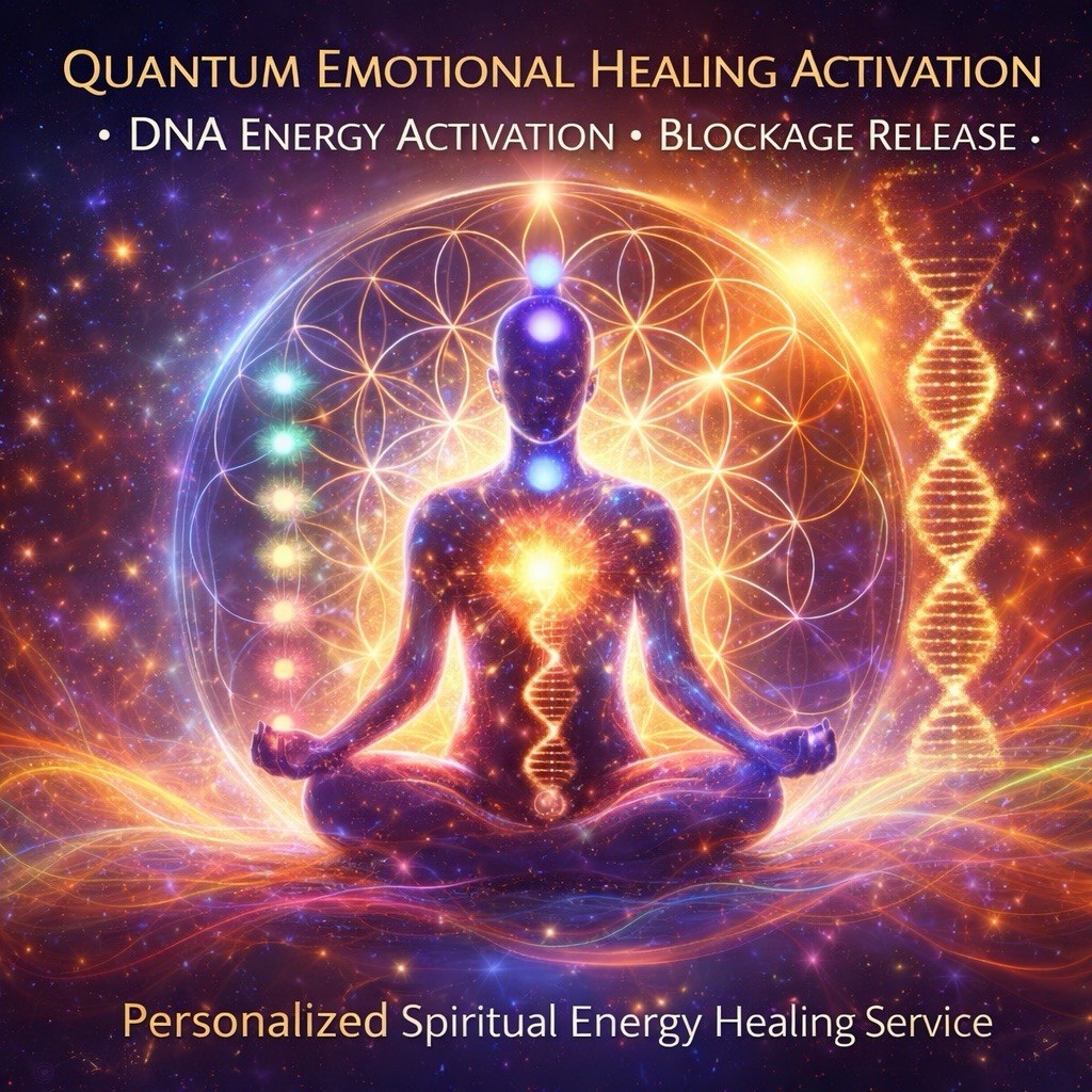 Quantum Emotional Healing Activation | DNA Energy Reset & Blockage Release
