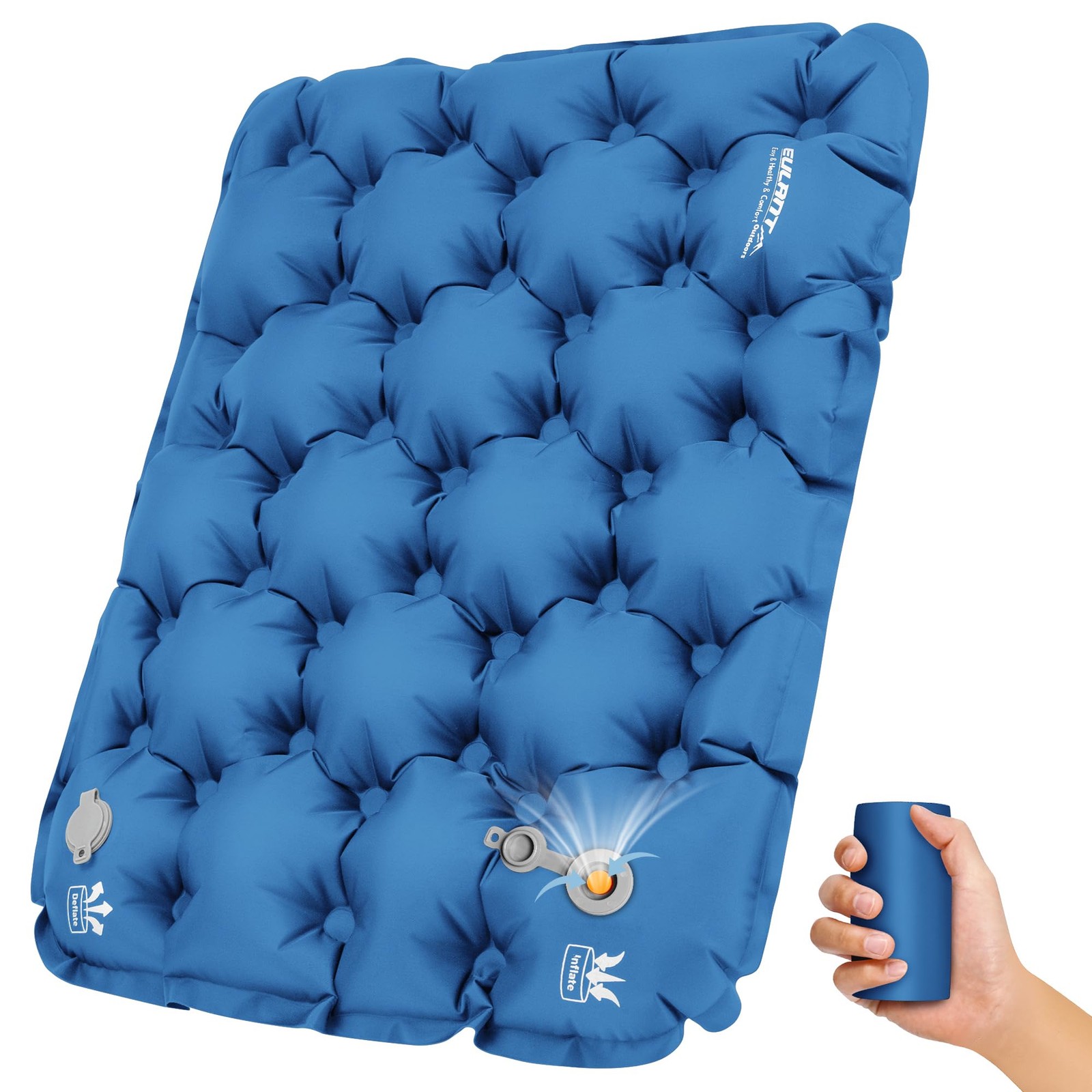 Lightweight Inflatable Seat Cushion for Travel, Camping, Office, Sports Events