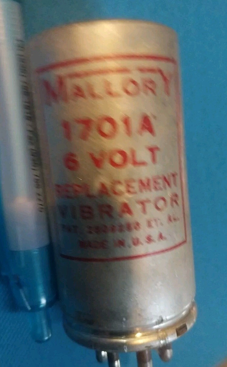 MALLORY VIBRATOR 7 PIN - 1701A 6 Volt