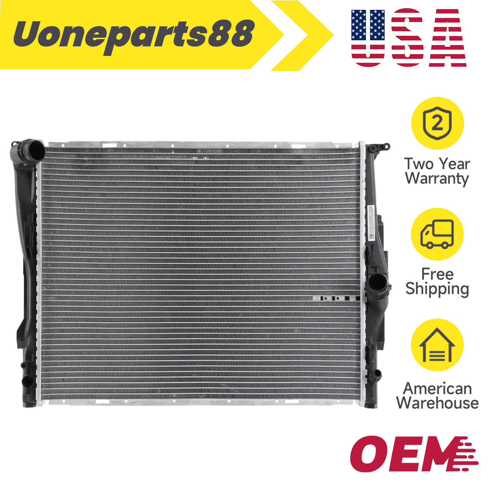 13392 Radiator for 2007-2013 BMW 328i 2008-2013 BMW 128i M3 2006 325i 330i 330Ci