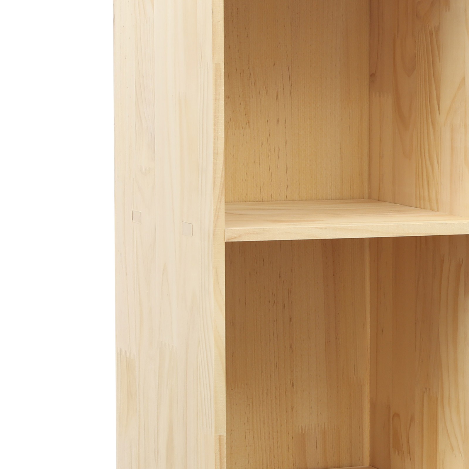 10 Cube Solid Wood Shelves, Wooden Shelf Bookcase, Floor Standing Bookshelf