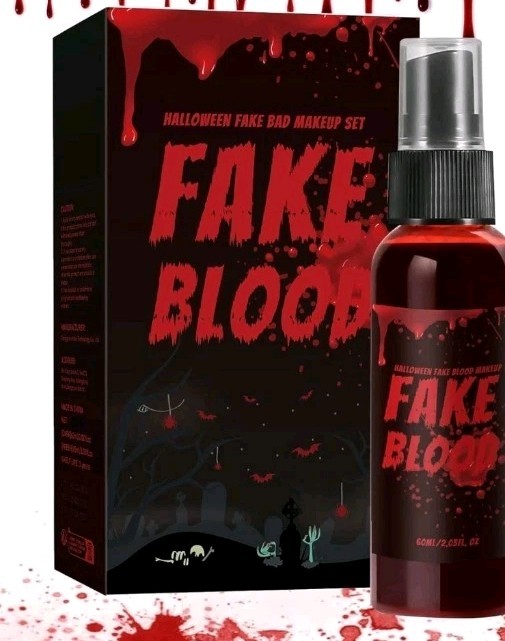 Halloween Fake Blood 2.03 OZ 60ml Vampire Scary Makeup