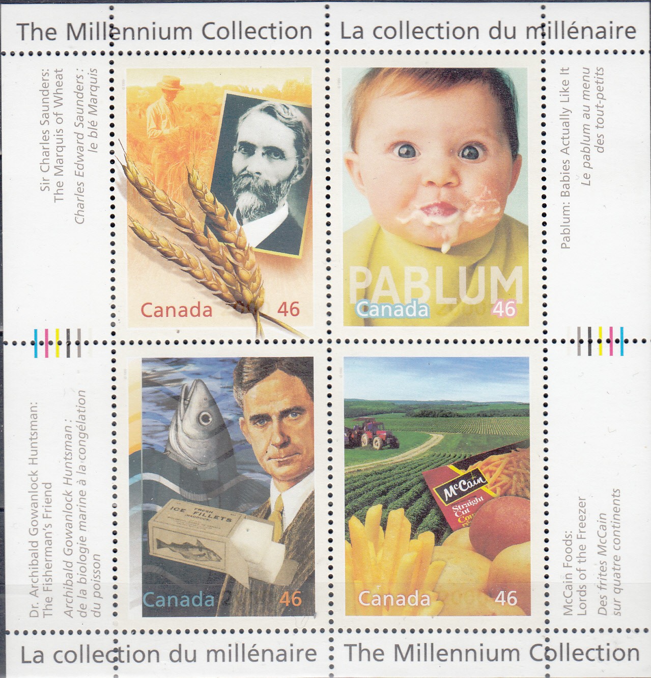 W CANADA 1833 MILLENIUM COLLECTION FOOD GLORIOUS FOOD
