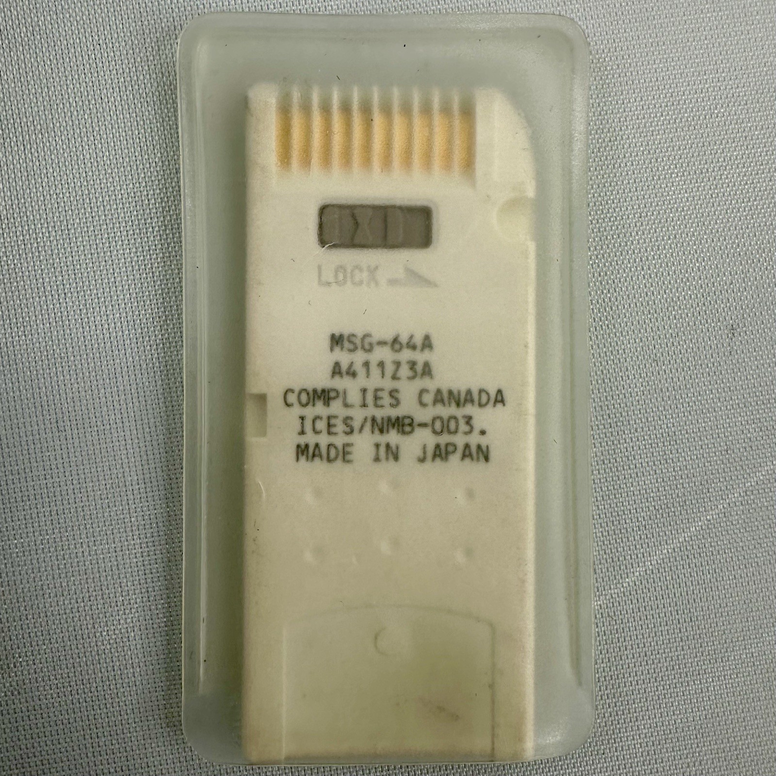 Sony Memory Stick MG Magic Gate 64MB MSG-64A Camera Card