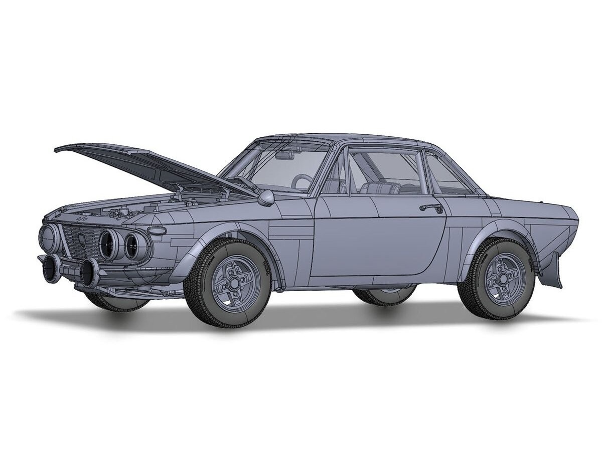 Italeri - Lancia Fulvia HF Rally Monte Carlo 1972, 1/24, 3670