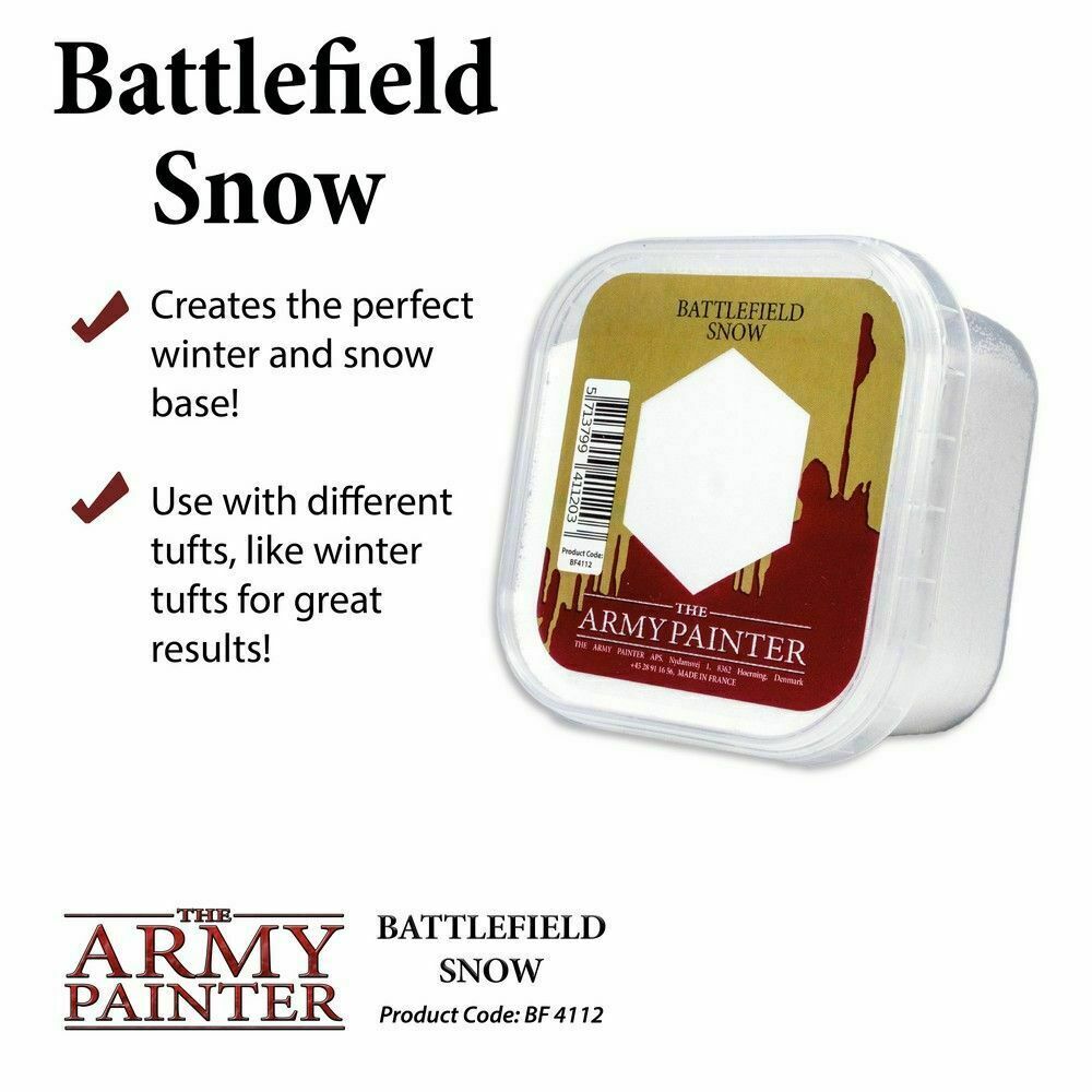 The Army Painter - Battlefield Snow Grass - Terrain  -=NEW=-