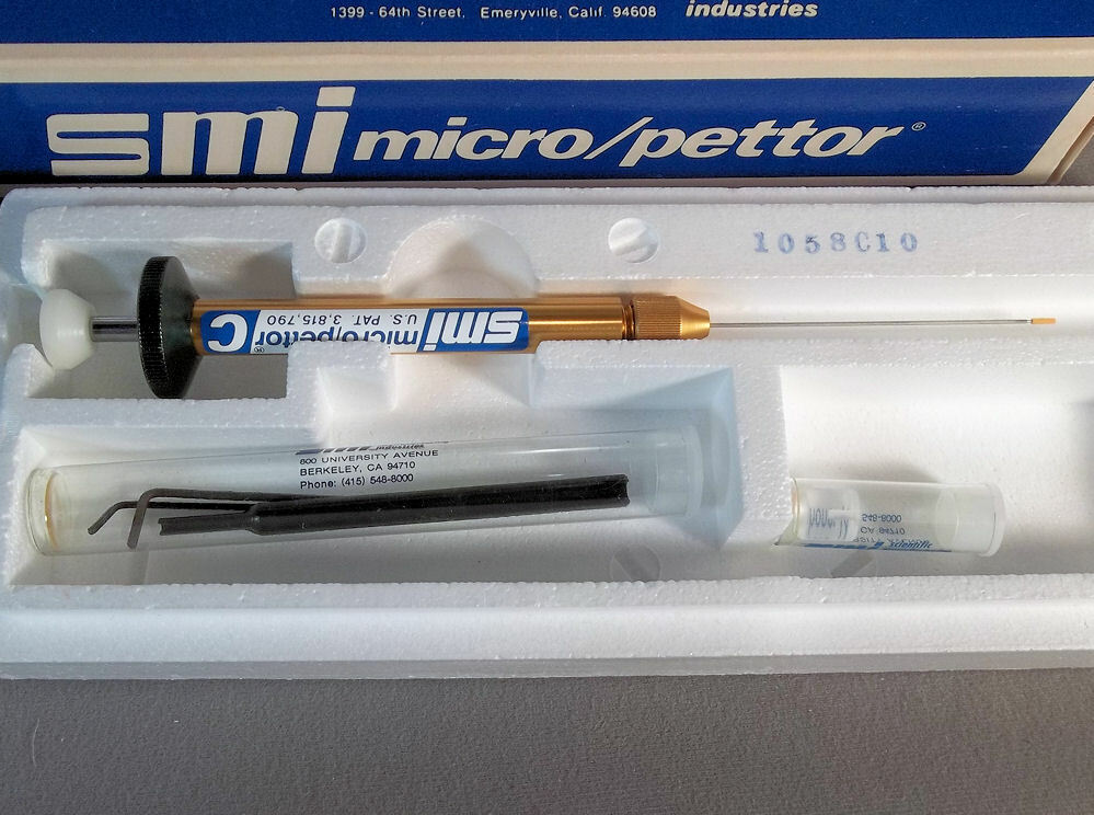 SMI Series C Micro/Pettor 10 ul thru 30 ul Cat # 1058C10