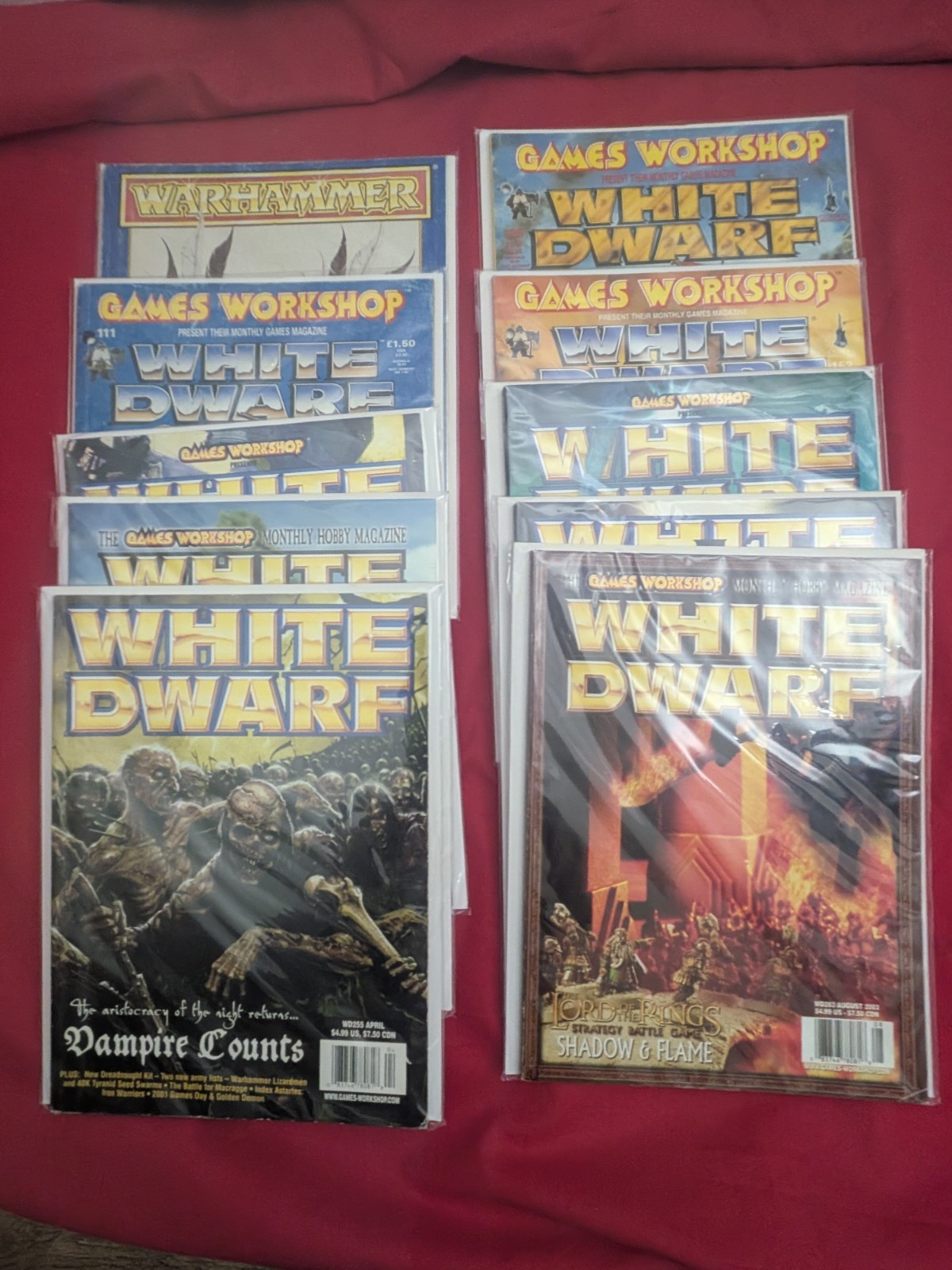 White Dwarf Games Workshop Lot 10x 2003 Warhammer Magazines