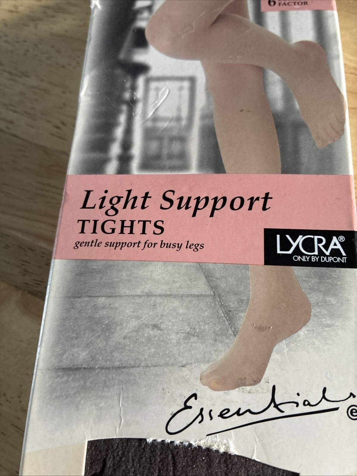 ESSENTIALS 15 DENIER LIGHT SUPPORT TIGHTS ~ SIZE LARGE ~ Rosewood