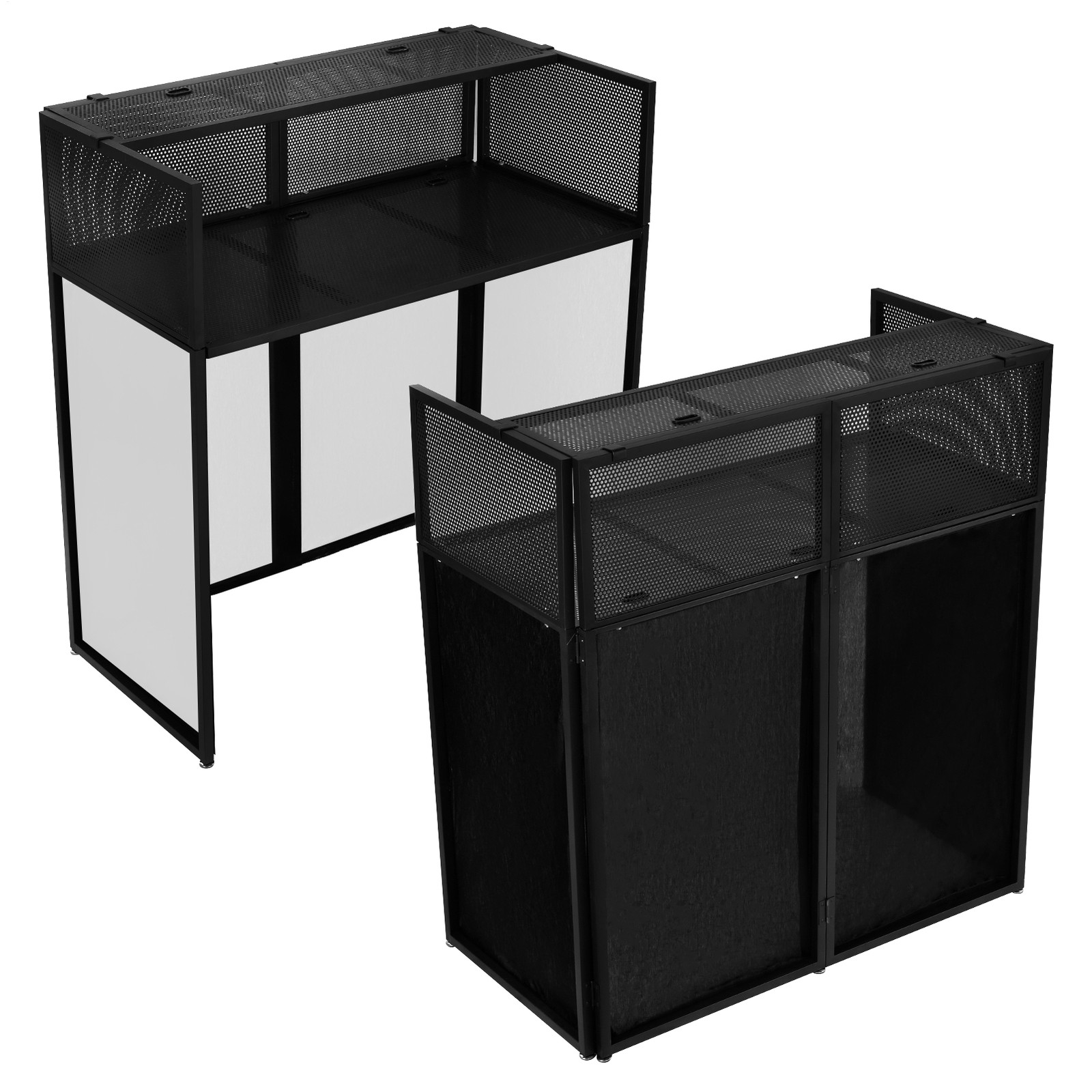 DJ Display Stand,DJ Event Booth Facade, Portable DJ Facade Booth Table, DJ Cont-
