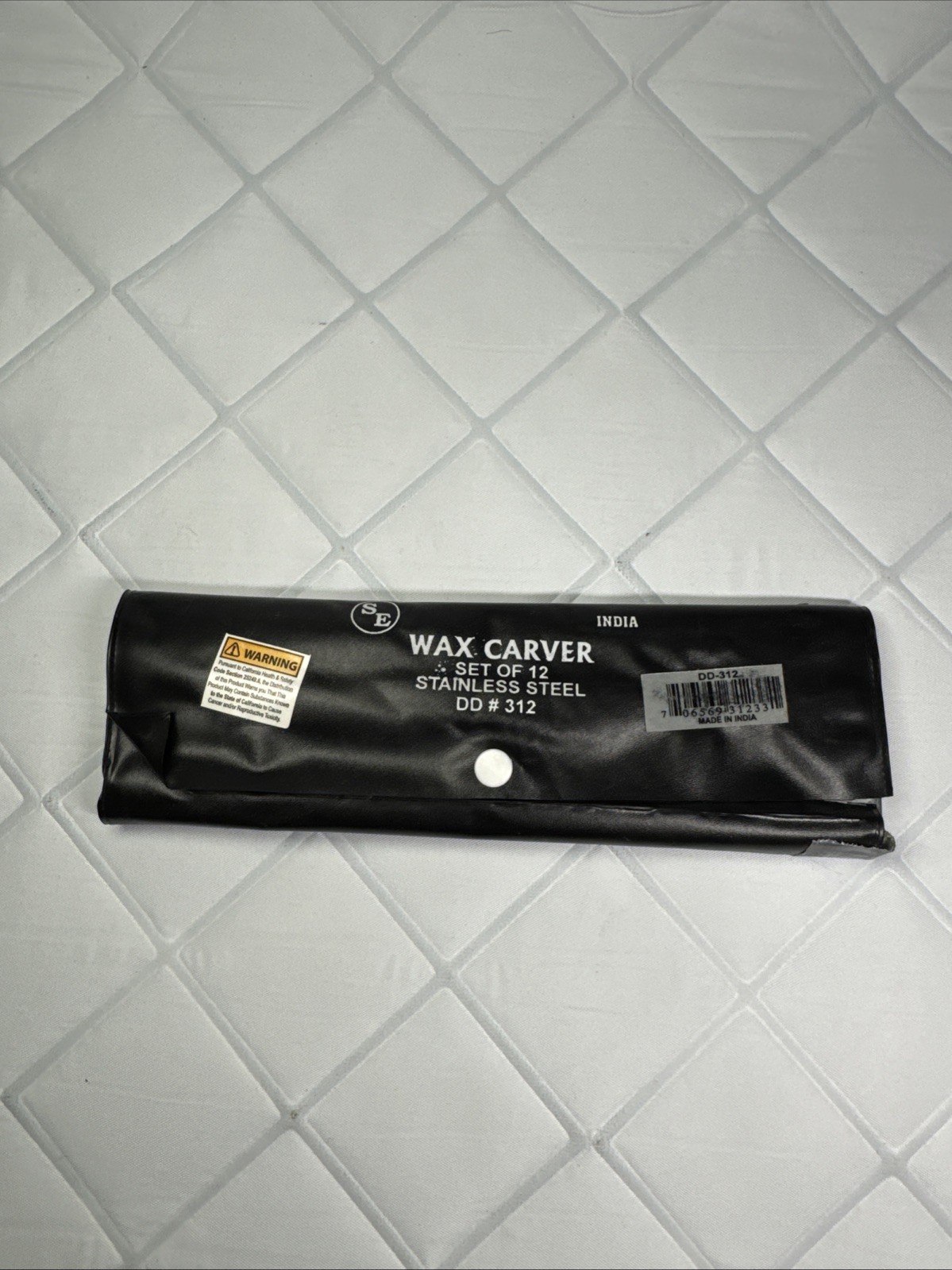 Wax Carver, Set of 12 Pcs~Stainless Steel, Model: DD #312, In Pouch With Snap