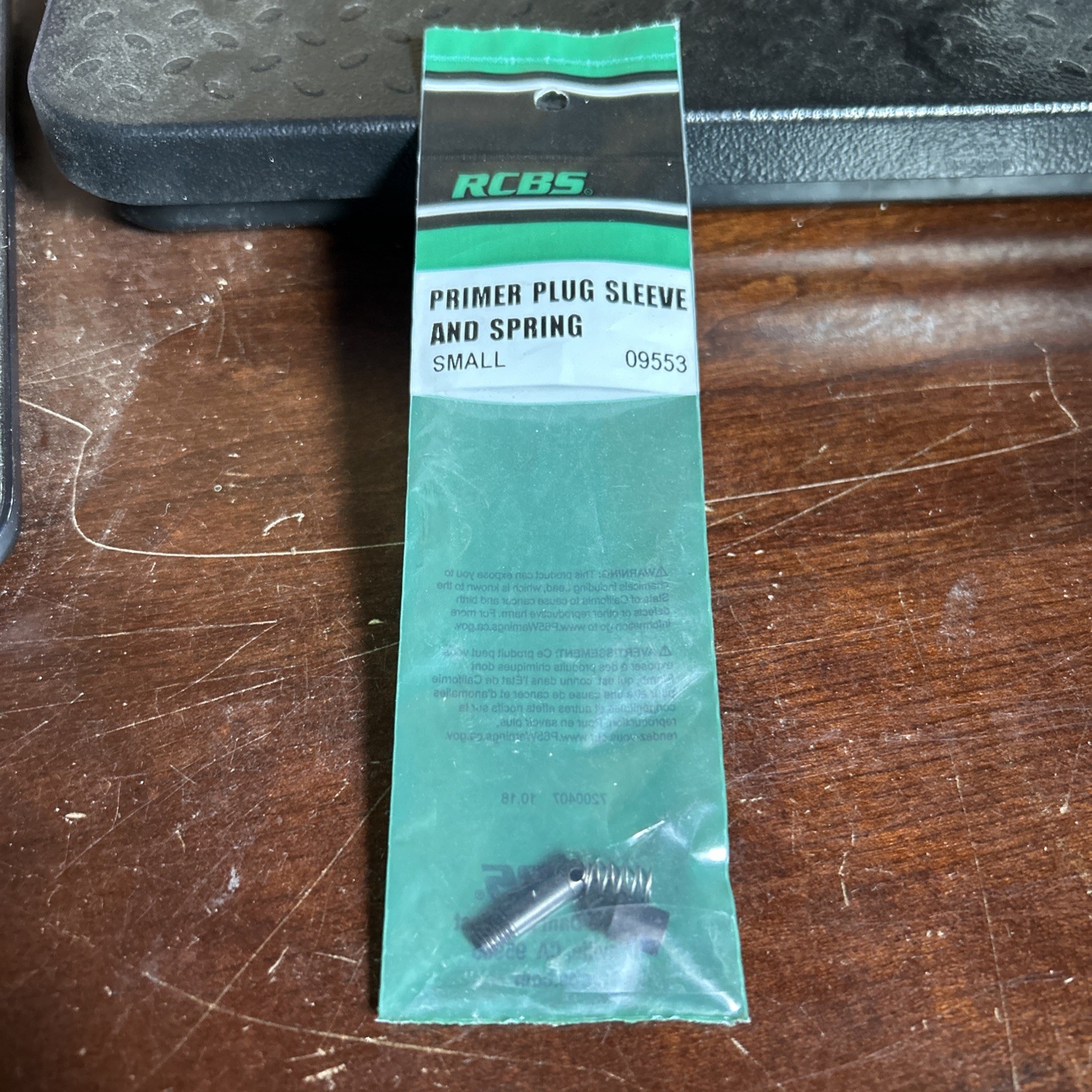 RCBS  Primer Plug, Sleeve and Spring, Small , mpn #9553, NIP