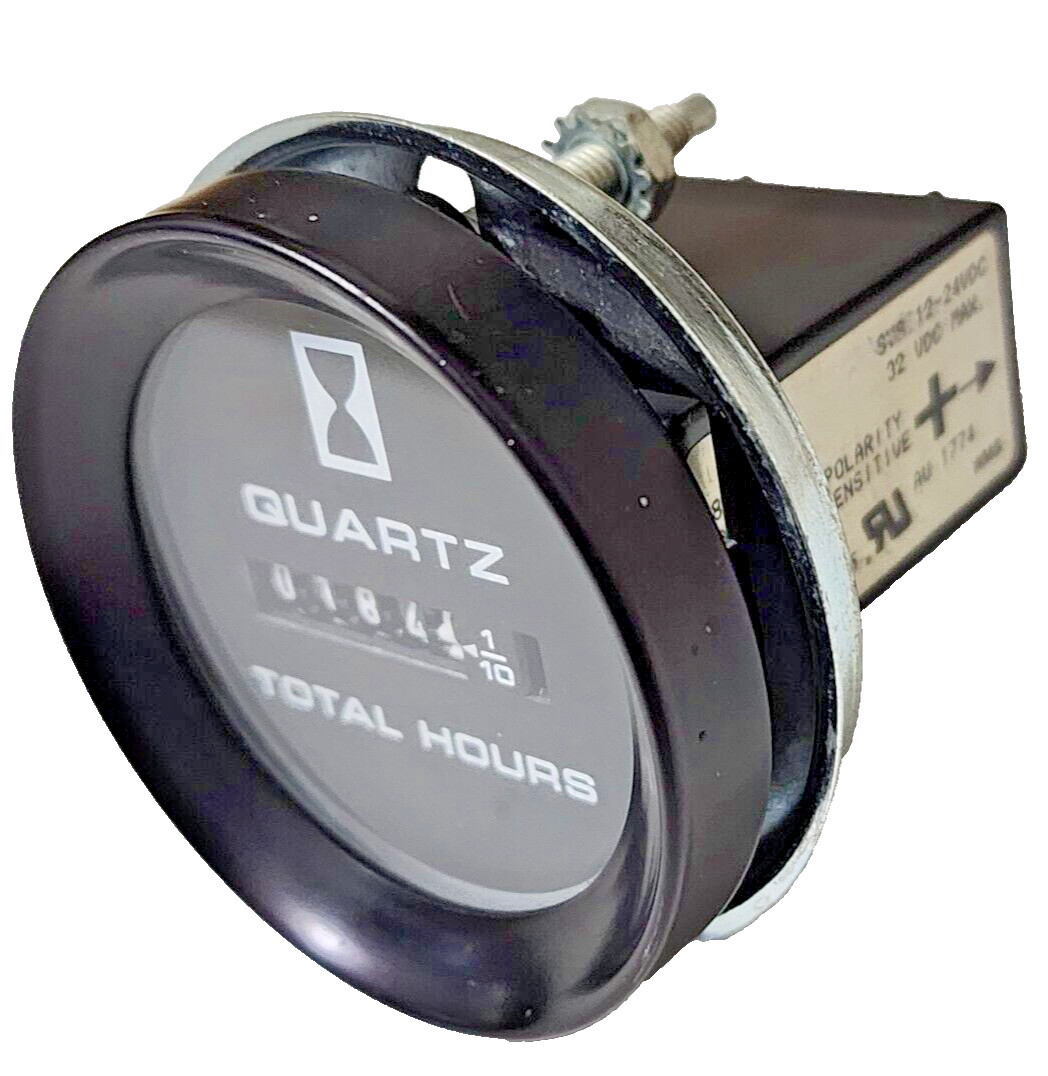 Honeywell Quartz 85043 Hour Meter 12-24VDC Polarity Sensitive 32VDC Max
