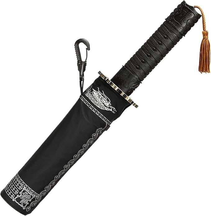 Katana Umbrella, Full-Automatic Wind Resistance & Rust-Proof Stylish Umbrella