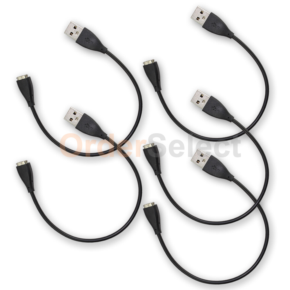 5 USB Charger For FITBIT CHARGE HR Wristband Fitness Activity Tracker Sync Cable